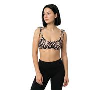 HUGO Haut de bikini imprimé avec breloque logo empilé - Style FANCY_Bralette, 50561287 Fantaisie XS