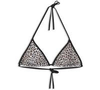 HUGO Top de bikini triangle à logos empilés - Style MONOGRAM TRIANGLE, 50555664 Fantaisie M