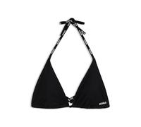 HUGO Haut de bikini triangle avec cravates logo - Style PURE TRIANGLE, 50555596 Noir XS