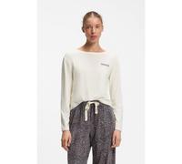 Hugo Casual 10277507 Red Long Sleeve Pyjama T-shirt Beige M Femme
