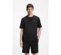 Hugo T-shirt Austin manches courtes gaufré avec logo brodé noir M