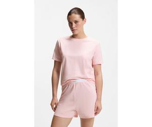 HUGO Haut de pyjama Relaxed en coton extensible - Style HUGO ID T-SHIRT, 50555634 Rose clair M