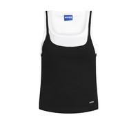 Hugo Dorough 10279036 Blue Sleeveless T-shirt Noir S Femme
