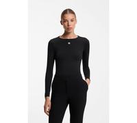 Hugo Dasiia 10272999 Red Long Sleeve T-shirt Noir L Femme