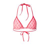 HUGO Top de bikini triangle à logos empilés - Style MONOGRAM TRIANGLE, 50555664 Rose M