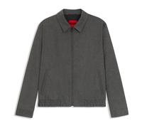 Hugo - Hellys241F1X Jacket - Homme - Vestes - Gris - Taille: 2XL