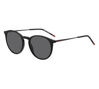 HUGO HG 1286/S Lunettes de Soleil, Noir, Rouge, 51 Homme
