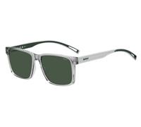HUGO Lunettes de soleil HG1369/S Gris/Vert 57-16-145 Homme
