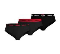 Hugo Hipbrief 10268005 Lot de 3 Slips pour Homme, Noir 005, XL