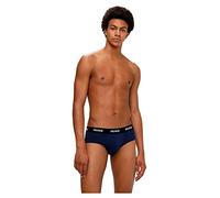HUGO HIPBRIEF TRIPLETPACK Slip, Navy410, S (Lot de 3) Homme