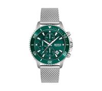 Hugo, Homme, Accessoires, Gris, Taille: ONE Size Montre habillée en acier inoxydable