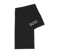 Hugo, Homme, Accessoires, Noir, Taille: ONE Size The Boss Printed Wool-Blend Scarf