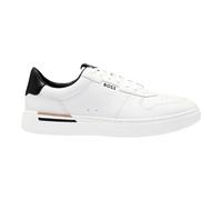 Hugo Boss Baskets Clint Tenn cuir à logos contrastants blanc pur bleu Taille 40