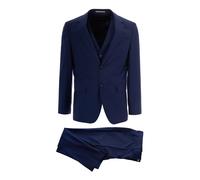 BOSS Costume trois pièces Slim Fit en laine vierge - Style H-Houston-3Pcs-262, 50561836 Bleu foncé 48