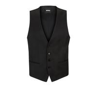 Hugo, Homme, Costumes, Noir, Taille: L Gilet Slim Fit Laine Noir