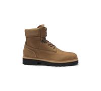 HUGO Homme Draven_halb_Nu Bottes de Cheville, Beige Ouvert, 42 EU