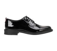 HUGO Chaussures derby en cuir verni avec logo embossé - Style Lysander_derb_ptlt, 50552608 Noir 43