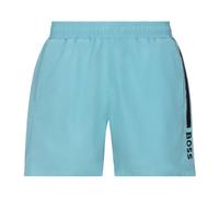Hugo, Homme, Maillots de bain, Bleu, Taille: M Short de bain bleu clair style Dolphin