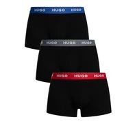 Hugo Homme Pack De 3 Troncs, Black (Red/Grey/Blue), S