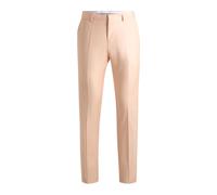 Hugo, Homme, Pantalons, Rose, Taille: L Pantalon Formel en Satin de Laine Orange Clair