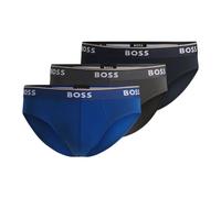 Hugo Boss – Slips Brief 3P CO/EL – Open Blue487 – Lot de 3 – XXL – Homme
