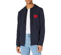 HUGO Veste de survêtement 'Daple212' bleu marine / rouge clair, Taille M