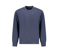 Hugo, Homme, Sweatshirts et sweats à capuche, Bleu, Taille: S Pull à col rond avec logo brodé