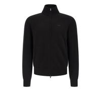 Hugo, Homme, Sweatshirts et sweats à capuche, Noir, Taille: L Upalano Cotton Knit Cardigan
