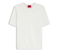 Hugo, Homme, Tops, Blanc, Taille: L San Carl-CV Pullover Strick-T-Shirt