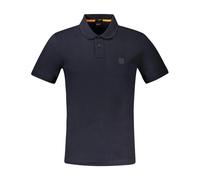 Hugo, Homme, Tops, Bleu, Taille: 2XL Polo en Coton Bleu Classique