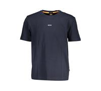 Hugo Boss T-shirt 'Chup' Homme bleu marine / orange clair / blanc Taille XL