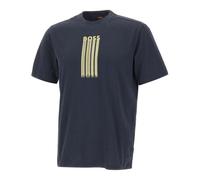 BOSS T-shirt en jersey de coton à logo artistique - Style Te_Bass, 50561850 Bleu foncé XL