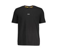 Hugo, Homme, Tops, Noir, Taille: M T-shirt Homme en Coton Noir