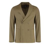 Hugo, Homme, Vestes, Vert, Taille: L Veste croisée en lin mélangé