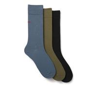 HUGO Chaussettes saphir / olive / noir, Taille 39-42