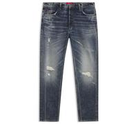 HUGO Hommes 634 Jean fuselé en Denim Stretch Bleu Confortable
