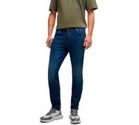 HUGO Hommes 634 Jean Tapered en Denim Stretch Bleu foncé