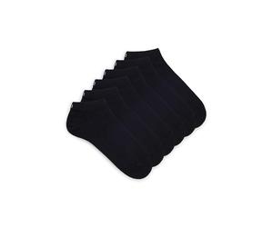 HUGO Hommes 6P AS UNI CC Lot de six paires de chaussettes longueur cheville à logos