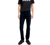 HUGO Hommes 734 Jean Extra Slim en Denim Stretch Bleu-Noir