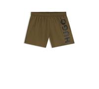 HUGO Hommes ABAS Shorts de Bain à Logo imprimé Vertical