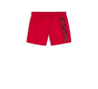 HUGO Hommes ABAS Shorts de Bain à Logo imprimé Vertical