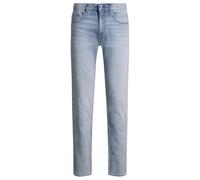 HUGO Hommes Ash Jean Slim en Denim Bleu Stone-Washed