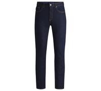HUGO Hommes Ash Jean Slim en Denim Stretch Bleu foncé