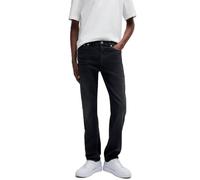 HUGO Hommes Ash Jean Slim en Denim Stretch Noir