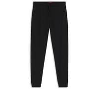 Hugo Pantalon de pyjama Austin en coton mélangé, logo brodé Noir L Homme