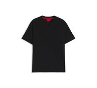 Hugo T-shirt Austin manches courtes gaufré avec logo brodé noir M