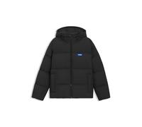 HUGO Hommes Bodo2541 Veste matelassée déperlante à étiquette logotée bleu