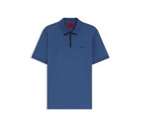 Polo HUGO Petit Logo manches courtes bleu - XXL
