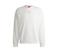 HUGO Sweat Relaxed en molleton de coton à logo imprimé - Style Dapocrew, 50525892 Blanc XL