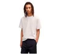 HUGO Hommes Dapolino T-Shirt décontracté en Coton à Logo imprimé